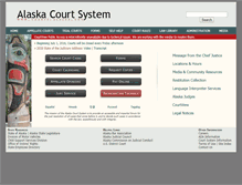 Tablet Screenshot of courts.alaska.gov