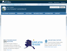 Tablet Screenshot of ltgov.alaska.gov