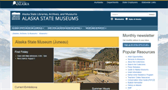 Desktop Screenshot of museums.alaska.gov