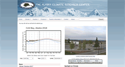 Desktop Screenshot of climate.gi.alaska.edu