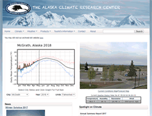 Tablet Screenshot of climate.gi.alaska.edu