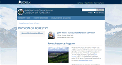 Desktop Screenshot of forestry.alaska.gov