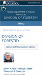 Mobile Screenshot of forestry.alaska.gov