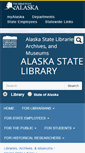 Mobile Screenshot of library.alaska.gov
