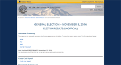 Desktop Screenshot of elect.alaska.net