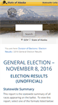 Mobile Screenshot of elect.alaska.net