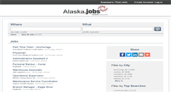 Desktop Screenshot of alaska.jobs