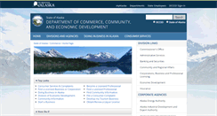 Desktop Screenshot of commerce.alaska.gov