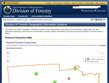 Tablet Screenshot of forestrymaps.alaska.gov