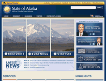 Tablet Screenshot of alaska.gov