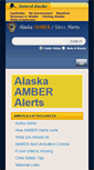 Mobile Screenshot of amberalert.alaska.gov