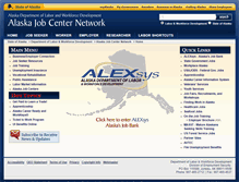 Tablet Screenshot of jobs.alaska.gov