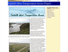 Tablet Screenshot of foothillsroad.alaska.gov